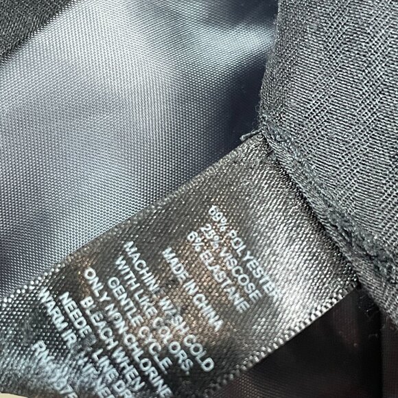 Express Editor Womens 10 Gray Herringbone Trousers Pants - Picture 4 of 9